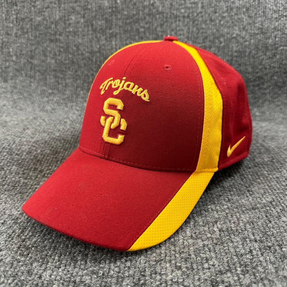 DEADSTOCK Vintage Y2K Nike Dri-Fit USC Trojans Adjustable Hat D1 Sports Cap